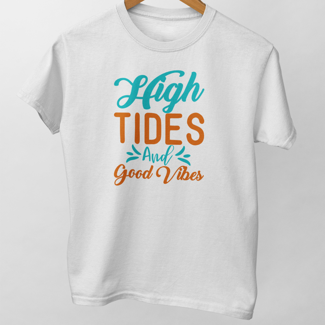 High Tide & Good Vibes | Women Tee - V1